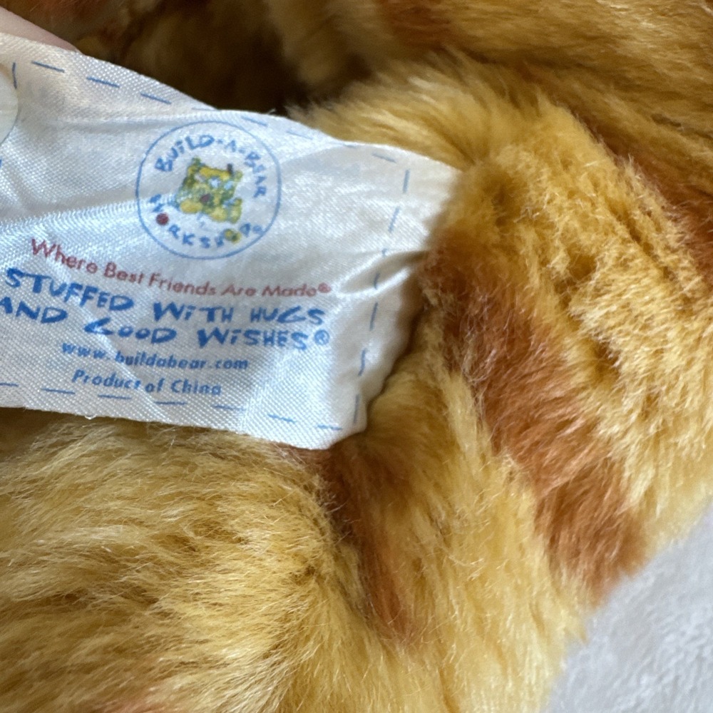 Build‎ a Bear Workshop Orange Tabby Cat Plush Stuffed Animal - Picture 7 of 8